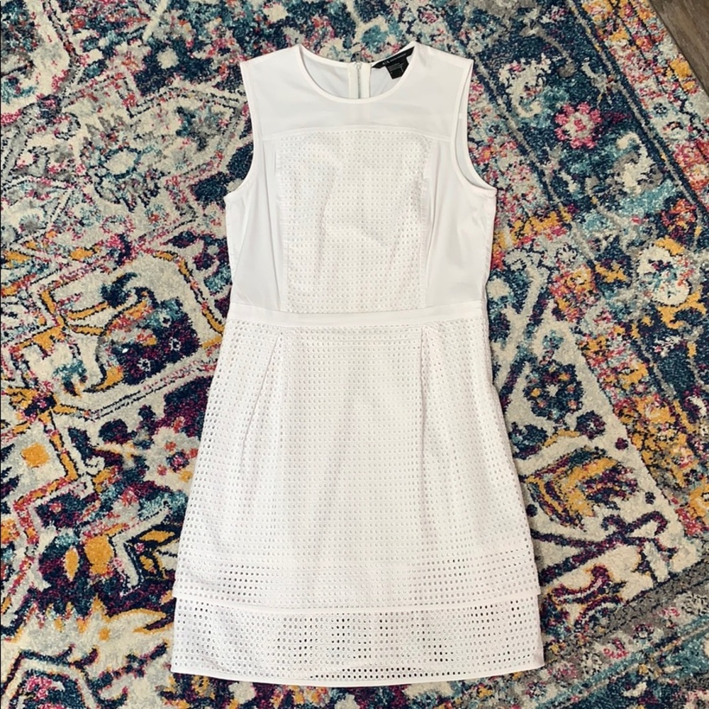 Armani Exchange White Summer Dress